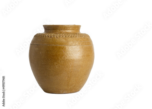 Clay jar for store pickled fish or alcohol of the North-East peo
