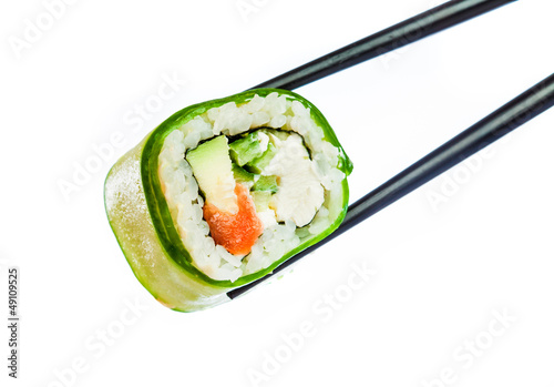 Sushi Roll on a white background #49109525