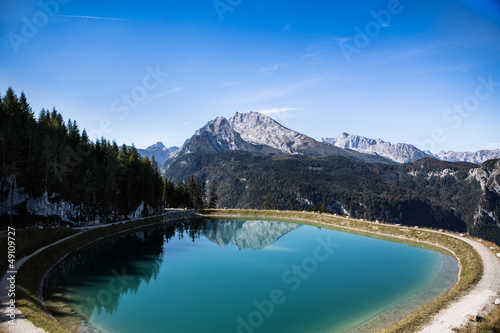 Alpen mit Spiegelung