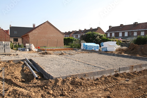 préparation de dalle