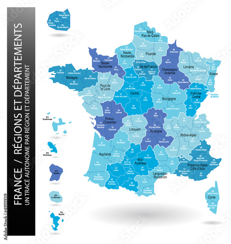 France - Régions et Départements