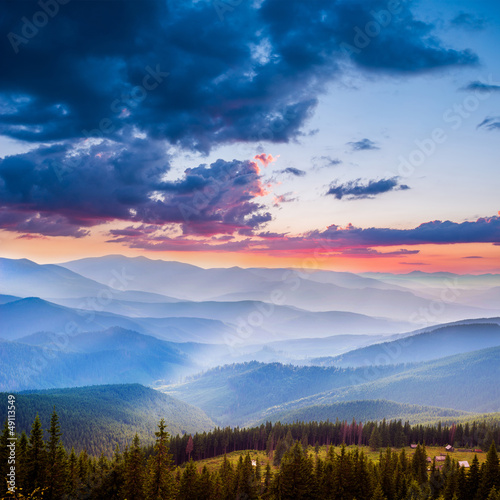 Summer landscape in mountains © standret