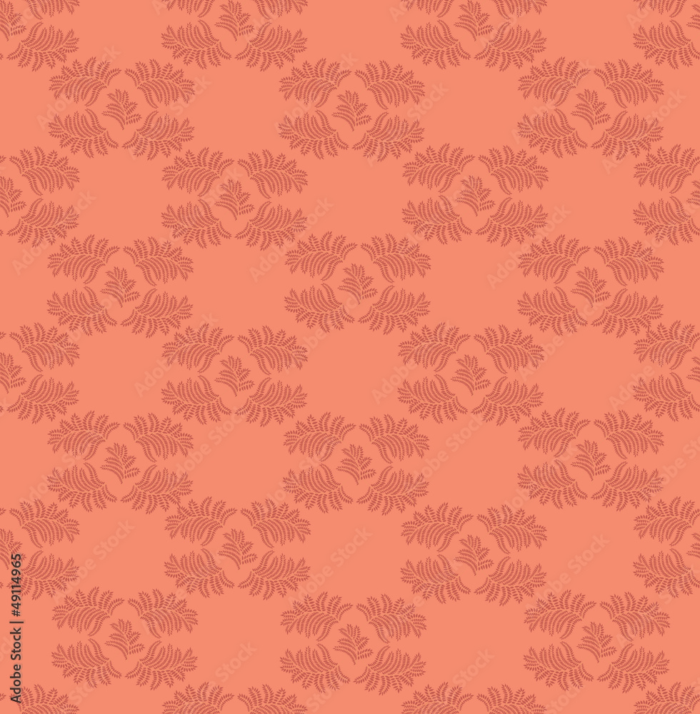 leaves seamless pattern. floral ornamental autumn background leaves seamless pattern. floral ornamental autumn background