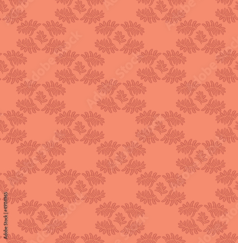 leaves seamless pattern. floral ornamental autumn background
