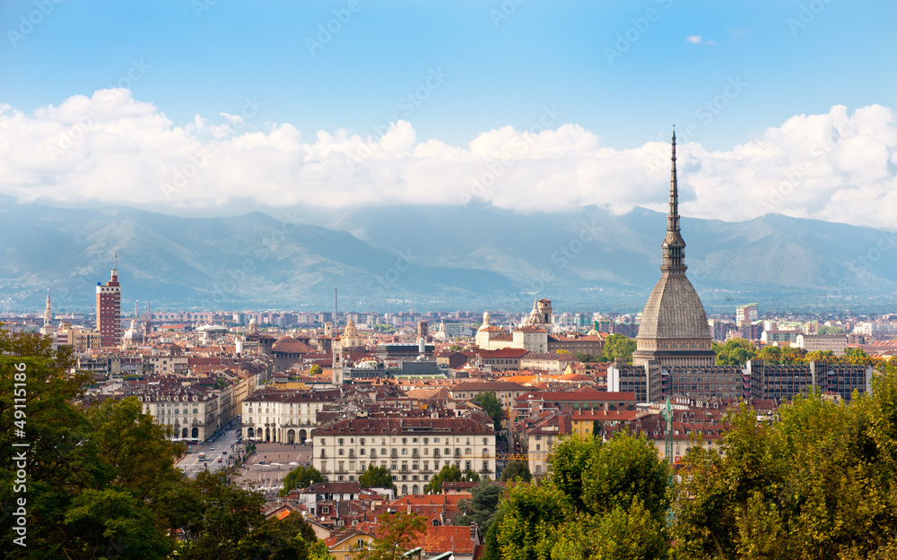 Cityscape of Turin