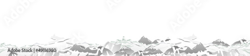 Berge isoliert
