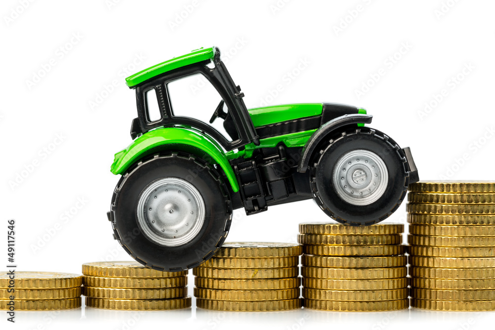 Obraz premium Steigende Kosten in der Landwirtschaft