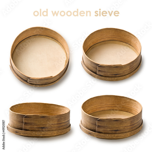 wooden sieve