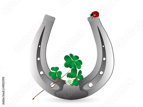 Silver horseshoe