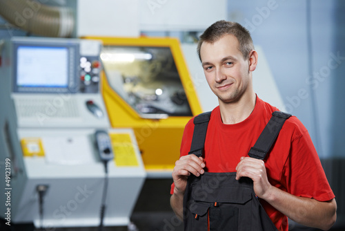 Portrait of experienced industrial worker