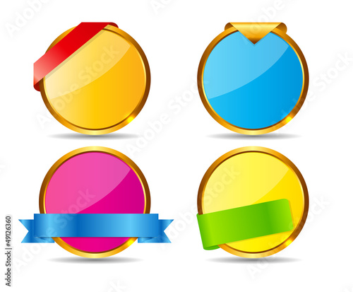 Set of Sale Tags. Vector illustration