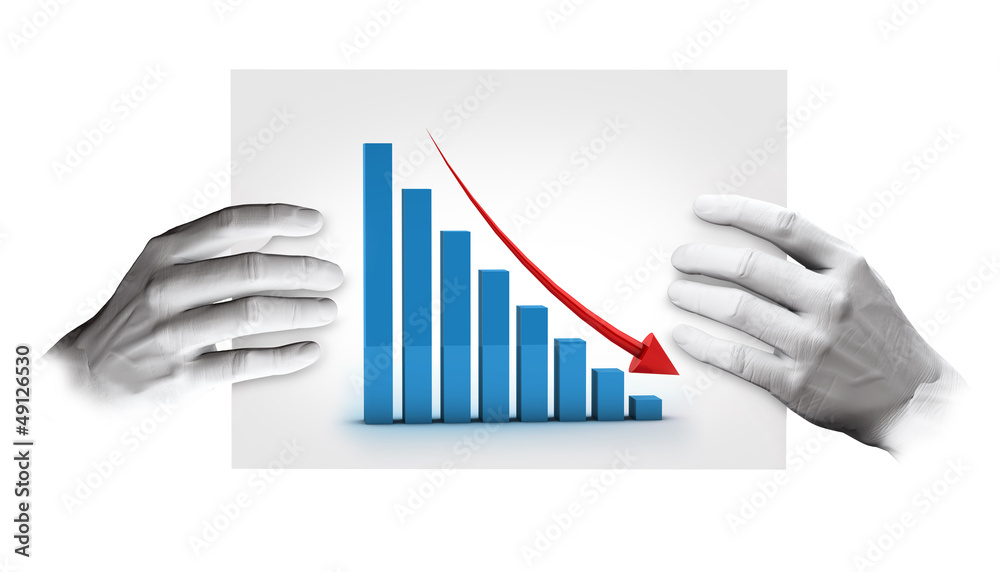 graph down graph down