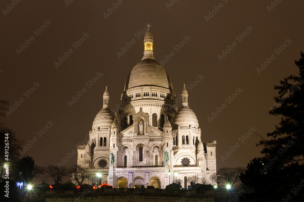Sacre Coeur, Montmartre, Paris, Ile de France, France