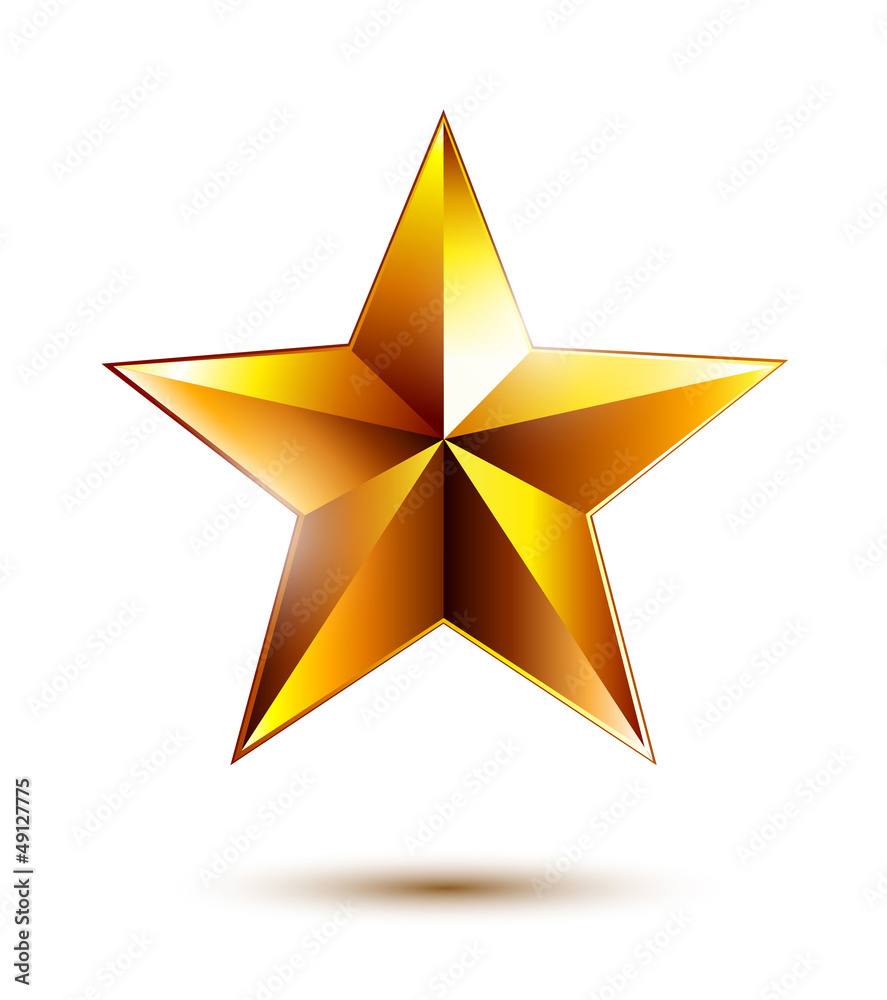 Obraz premium Golden star