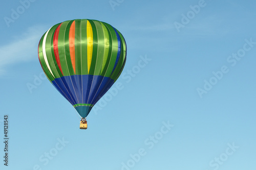 Green and Blue Hot Air Balloon