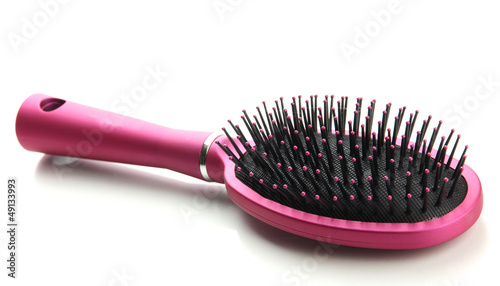 Fotografía Comb brush, isolated on white
