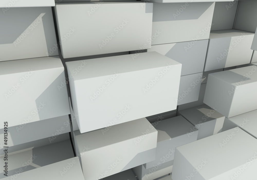 abstract background of box float, 3d rendering abstract background of box float, 3d rendering