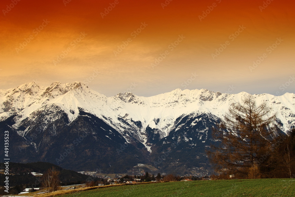 beautiful landscape in Tirol/Austria