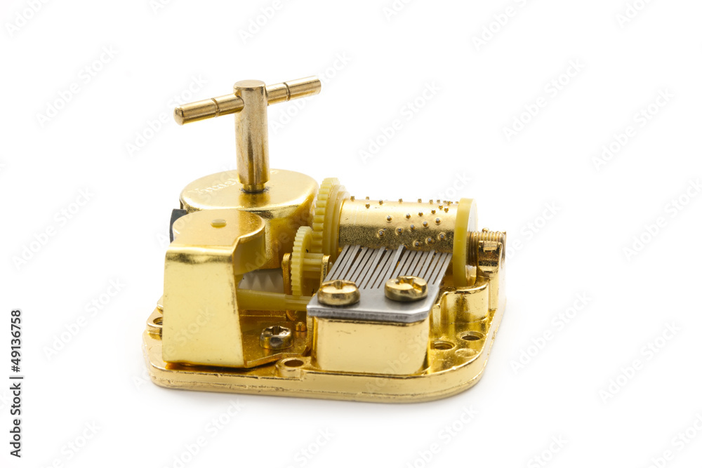 Fototapeta premium golden music box