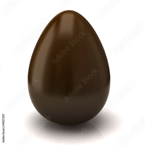 Illustration of chocolate egg