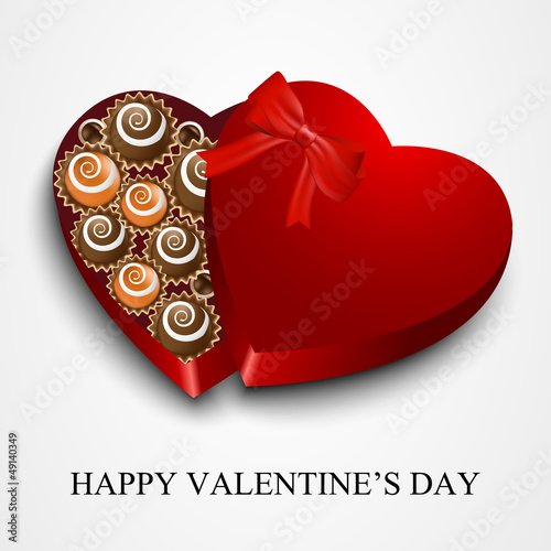 Candy heart box