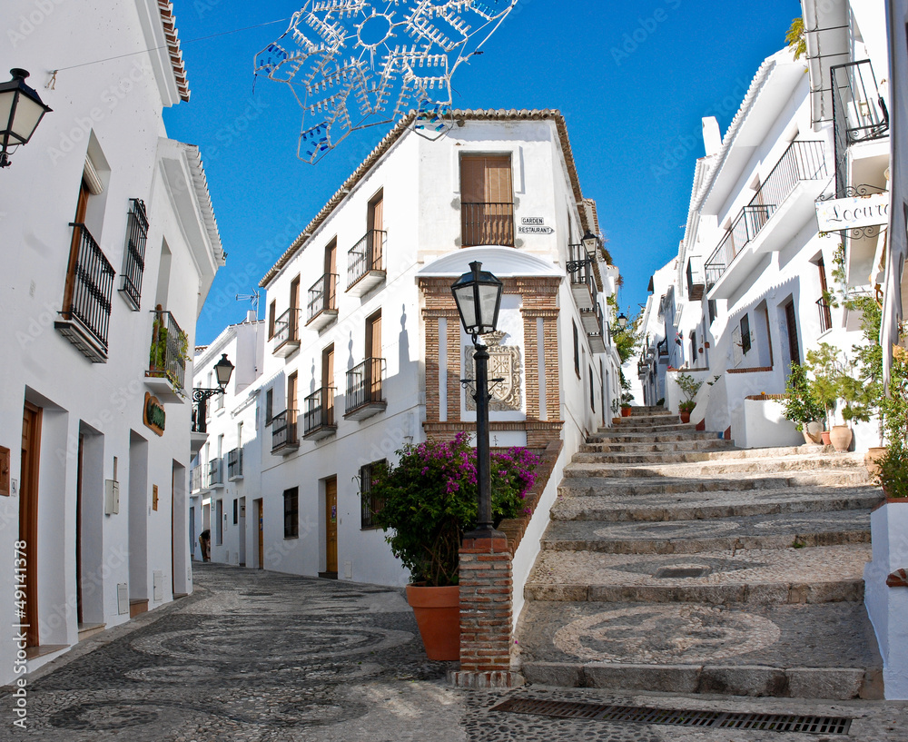 Spain - Frigiliana is a town in the province of Malaga