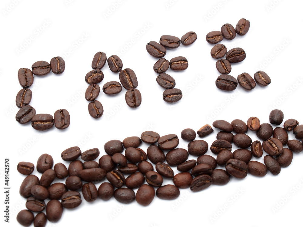 coffee beans text as cafe coffee beans text as cafe