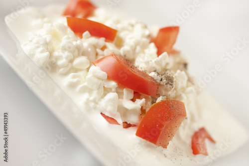 The cottage cheese
