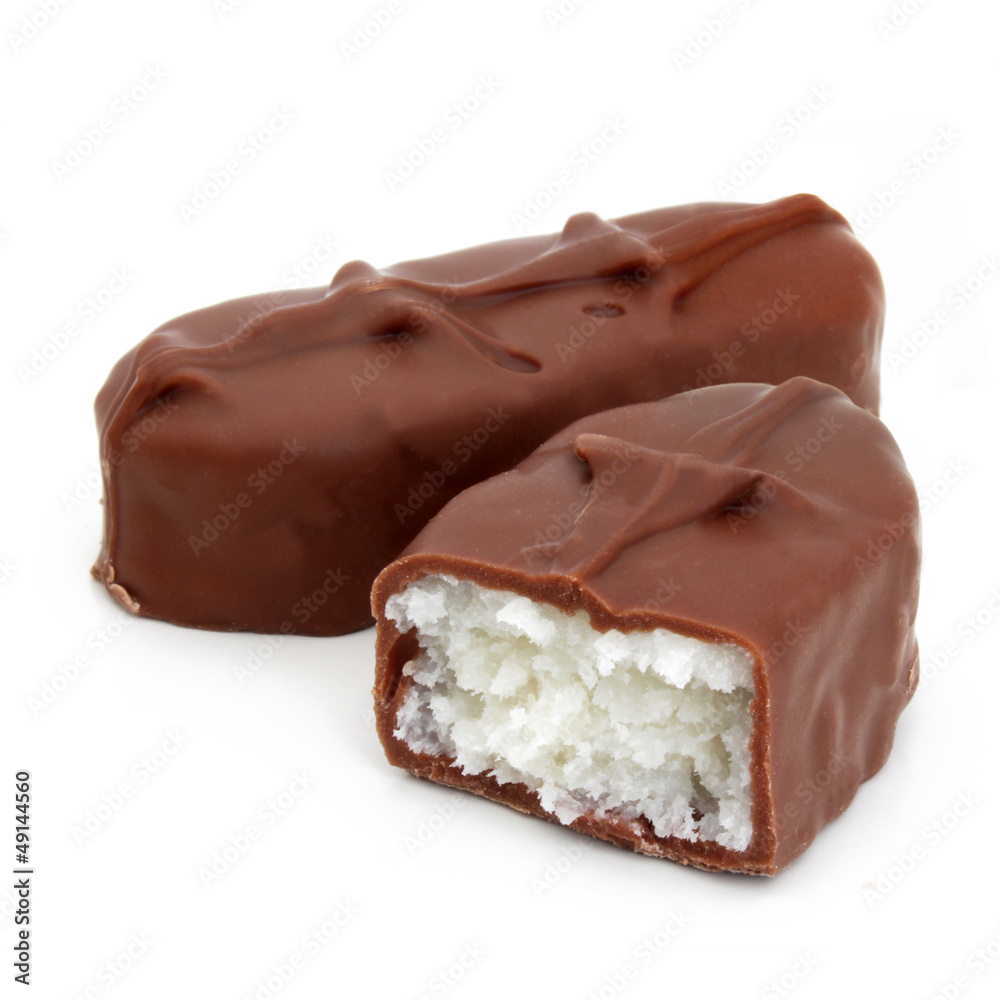 Barre chocolatée (fourrée noix de coco)