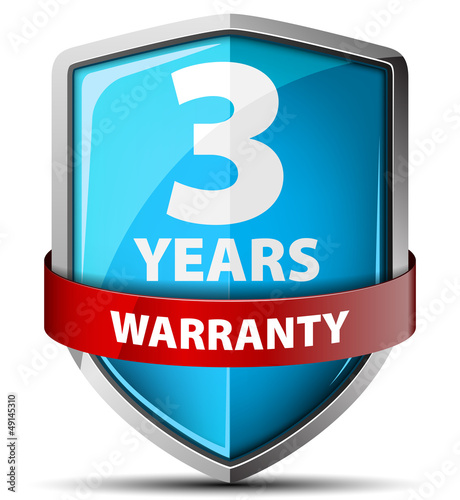 3 years warranty