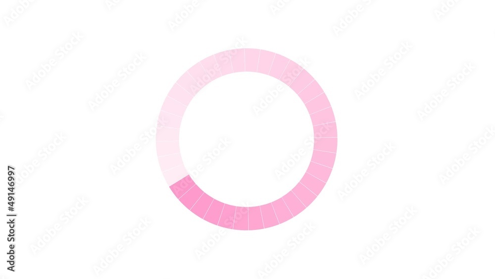 Loading - cercle rose