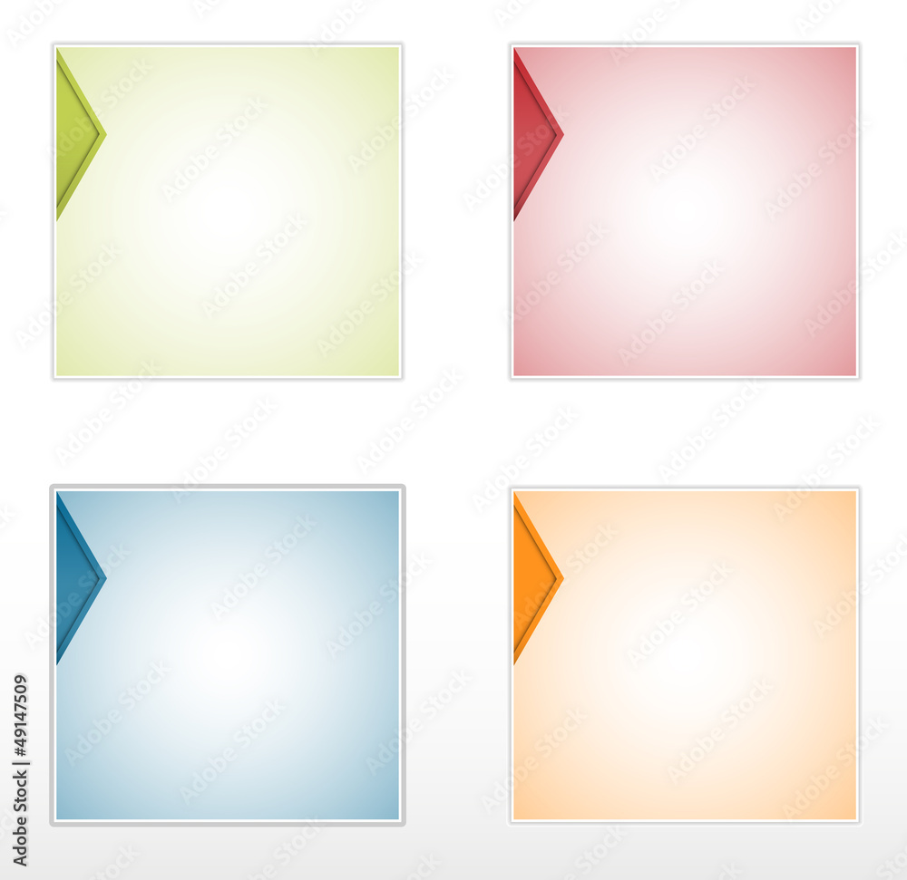 Obraz premium templates with arrow