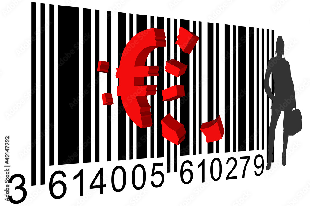 Pouvoir d'achat Code-barres Euro Pouvoir d'achat Code-barres Euro