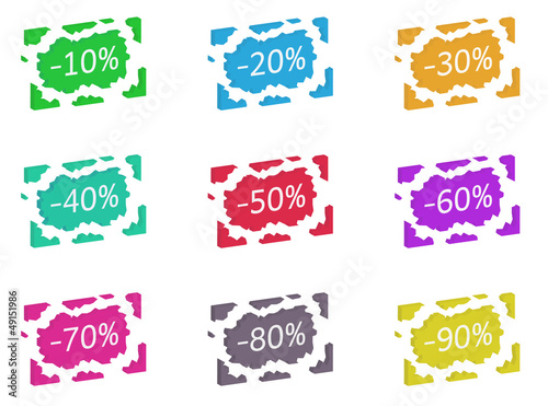 discount broken label