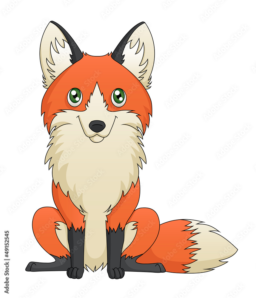 Obraz premium Fox Sitting