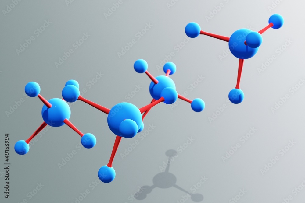 Fototapeta premium molecules