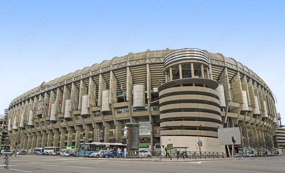 Naklejka premium Stadion Santiago Bernabeu