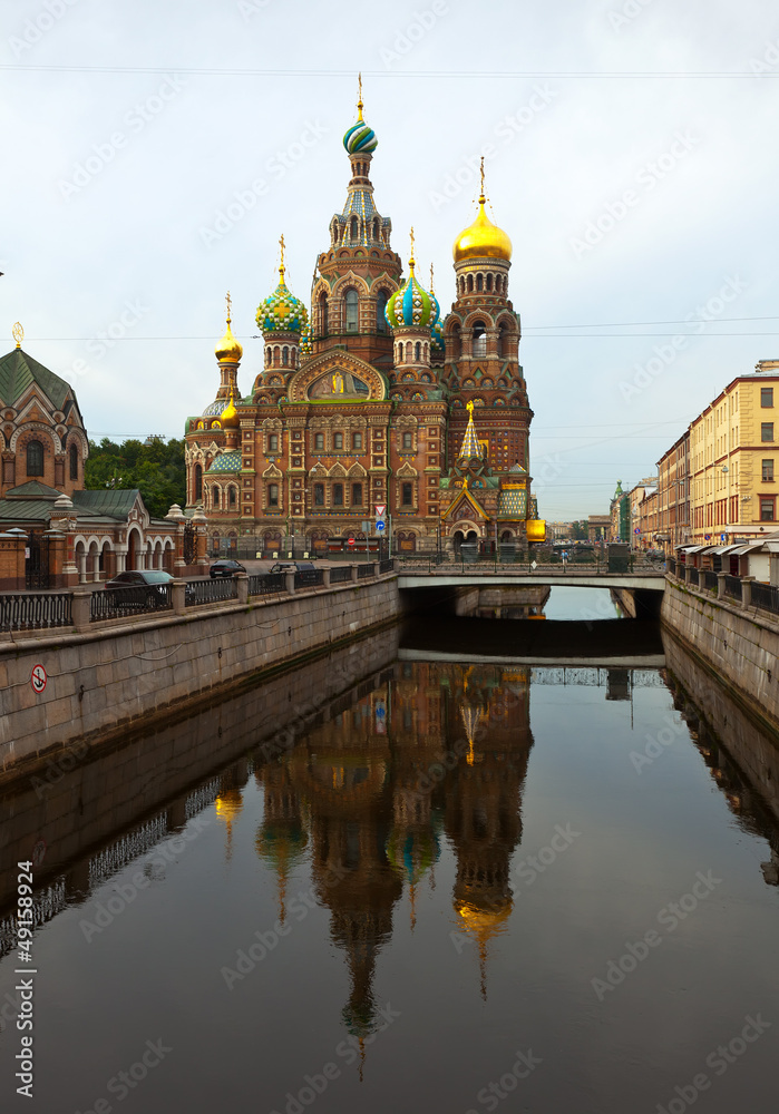  Church of the Savior on Blood in summer