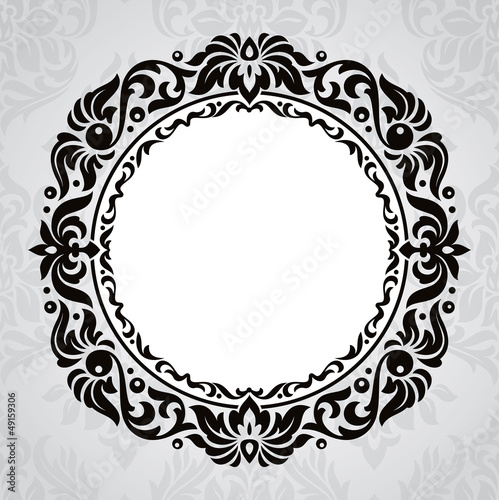 abstract vintage frame