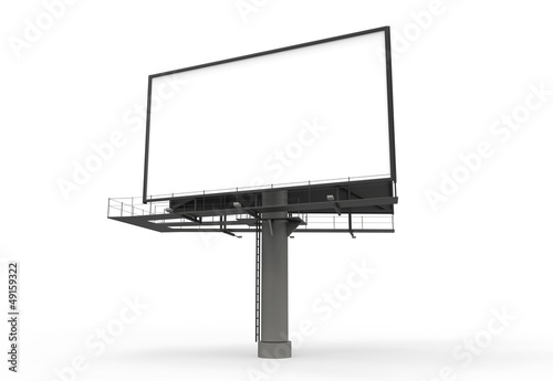 Billboard on White