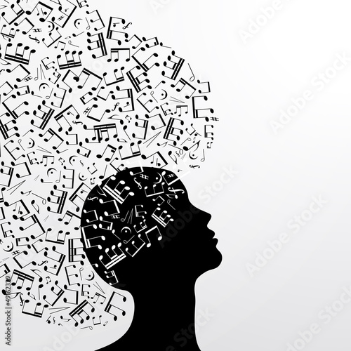 Abstract music background