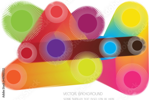 abstract vector background with shapes and lines
