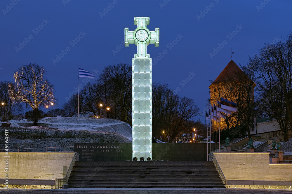 War of Independence Victory Column in Tallinn, Estonia