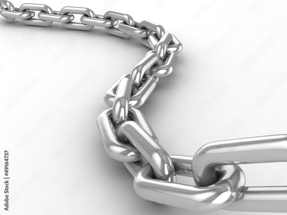 Obraz premium Silver chain