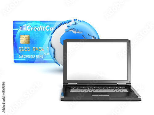 Online payments - concept illustration