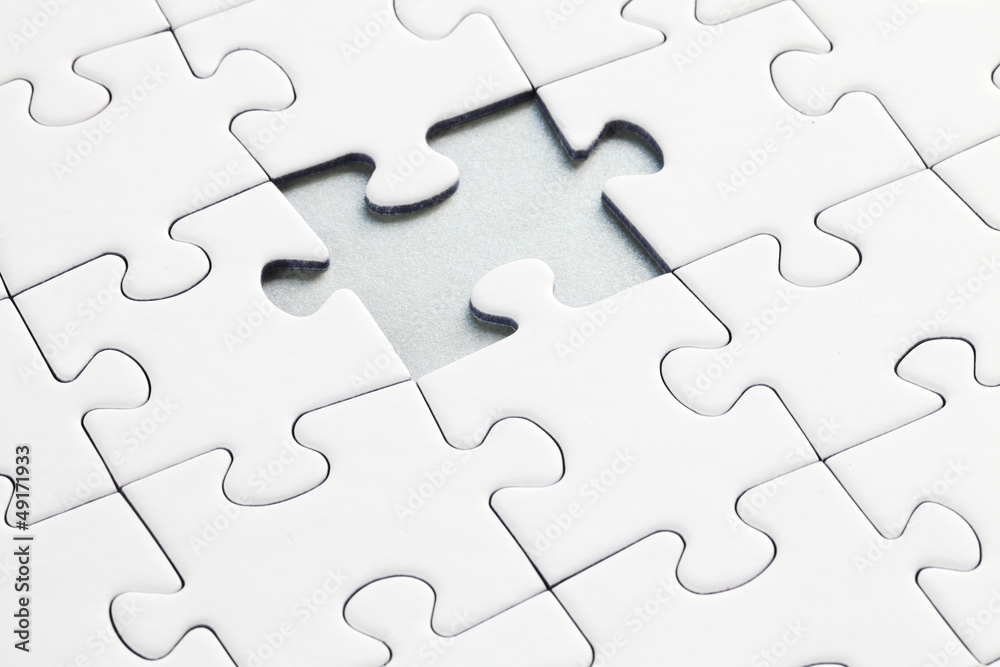 Jig Saw Puzzle - One Piece Missing Jig Saw Puzzle - One Piece Missing