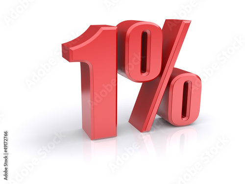 1 percent sign