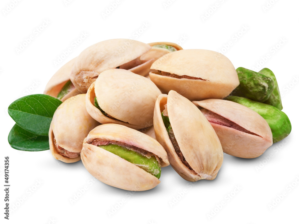 Pistachio nuts isolated + Clipping Path Pistachio nuts isolated + Clipping Path