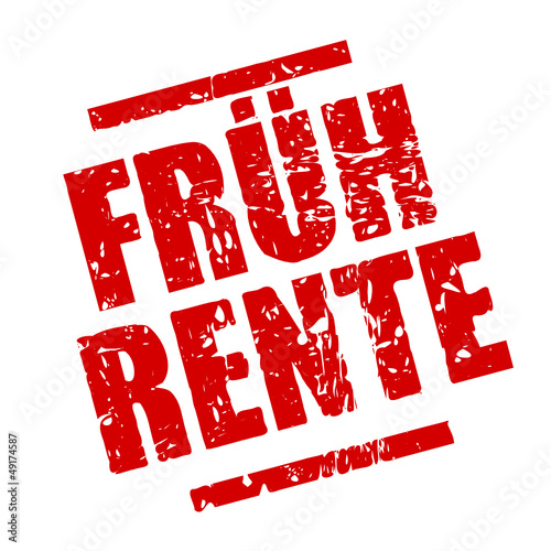 stempel eckig frührente I