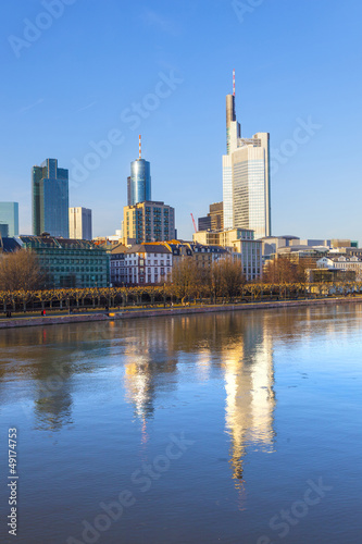 cityview of Frankfurt with river main